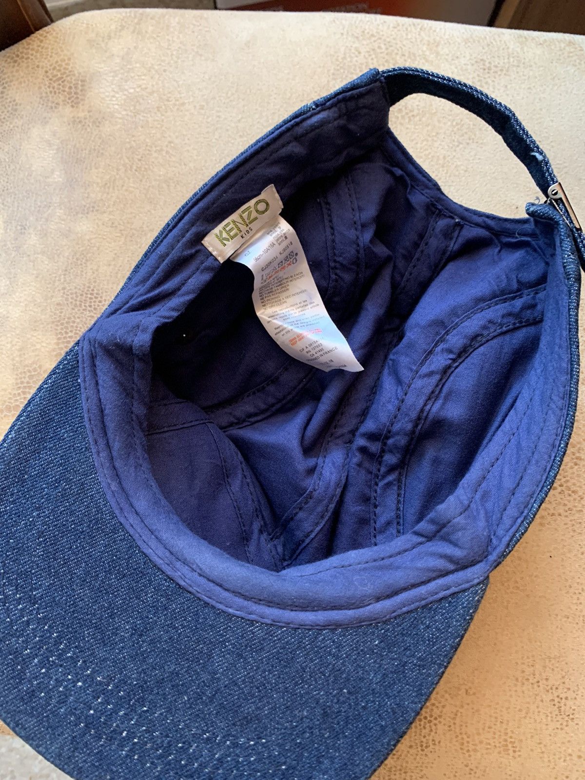 Kenzo Kenzo 5 Panel Denim Cap Size ONE SIZE - 4 Thumbnail