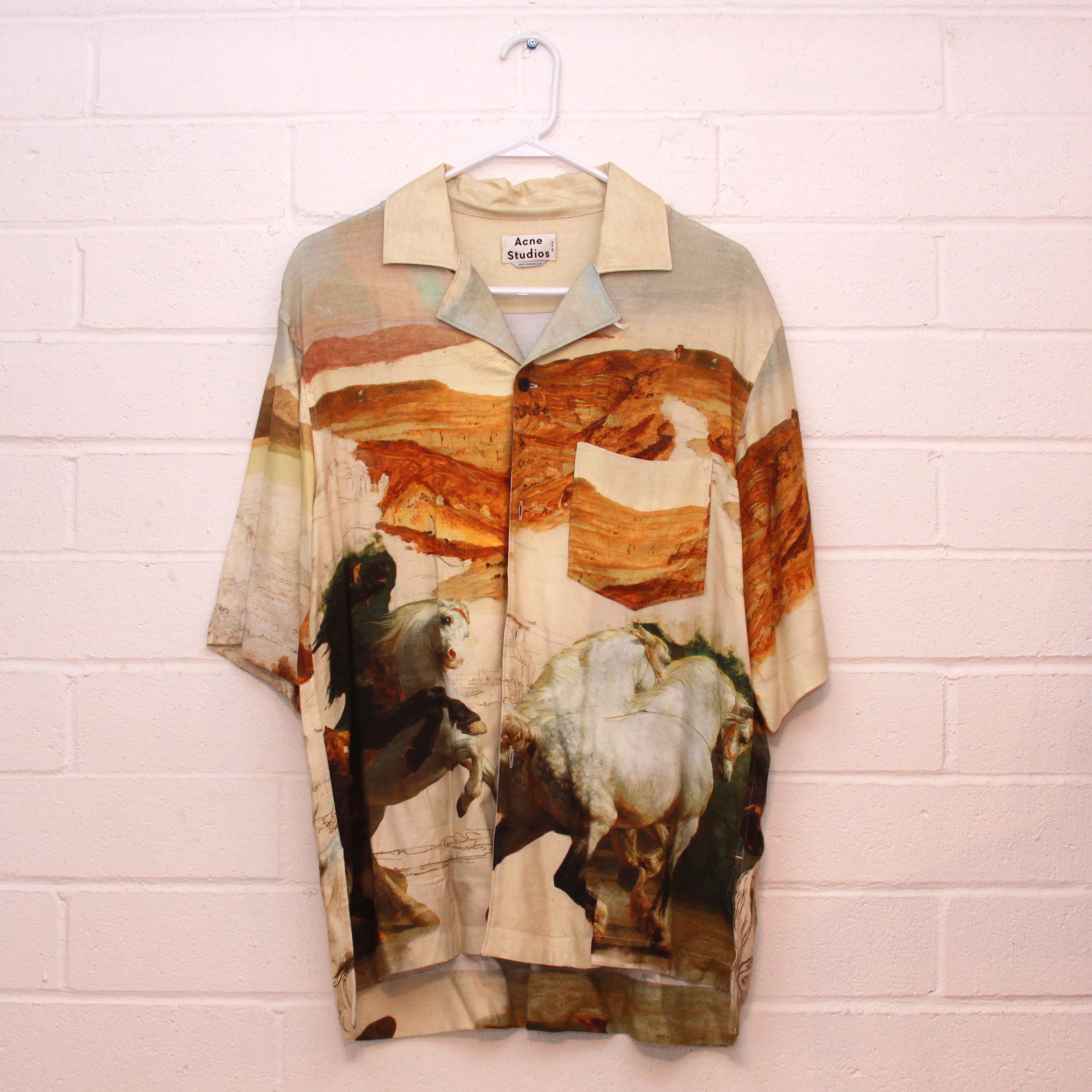 Acne Studios $350 RRP Acne Studios Horse Shirt FN-MN-SHIR000210 | Grailed