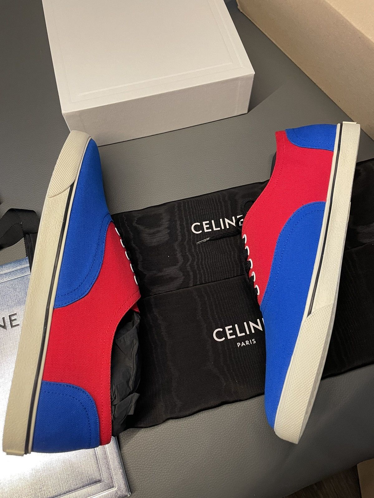 Celine × Hedi Slimane Celine Hedi Slimane Runway Sneakers Brand NEW Size US 12 / EU 45 - 17 Thumbnail
