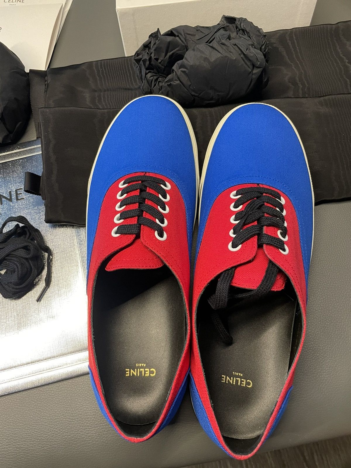 Celine × Hedi Slimane Celine Hedi Slimane Runway Sneakers Brand NEW Size US 12 / EU 45 - 11 Thumbnail