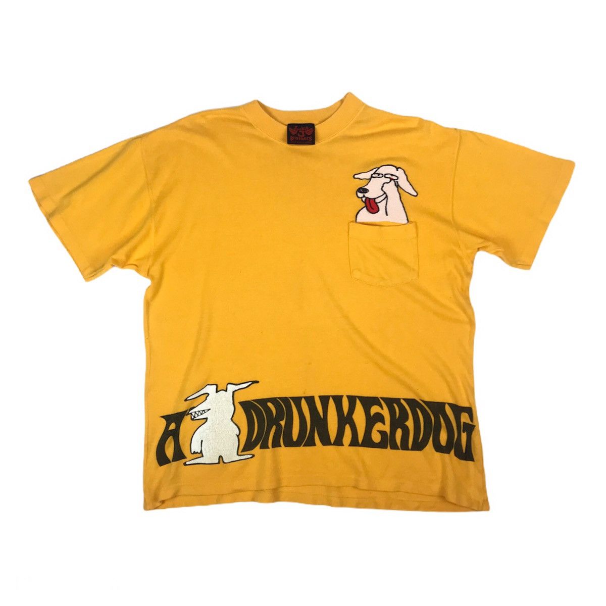 Octopus × Vintage Rare💥Vintage drunker dog junkie brothers by octopus army Size US L / EU 52-54 / 3 - 2 Thumbnail
