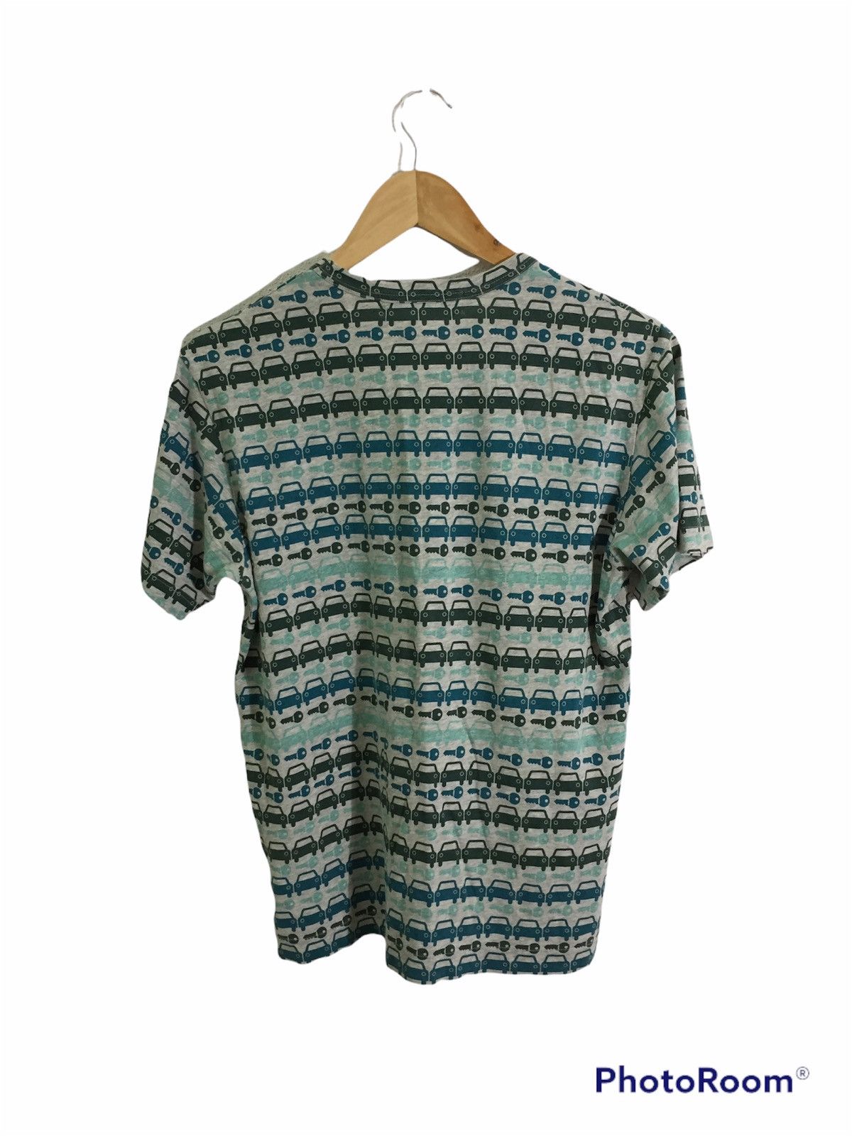 Comme des Garcons AW11 Comme Des Garcons “ Car Keys “ Stripes Pocket Tee Shirt Size US M / EU 48-50 / 2 - 2 Thumbnail