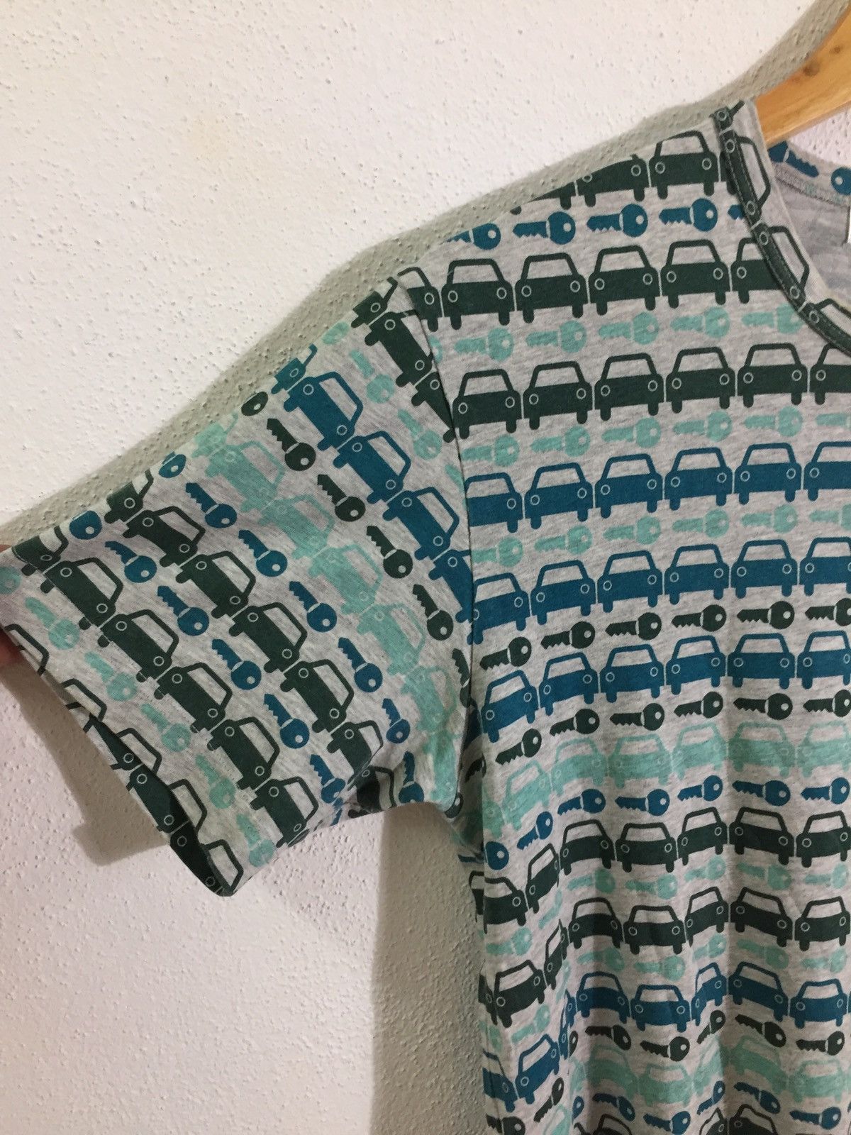 Comme des Garcons AW11 Comme Des Garcons “ Car Keys “ Stripes Pocket Tee Shirt Size US M / EU 48-50 / 2 - 3 Thumbnail