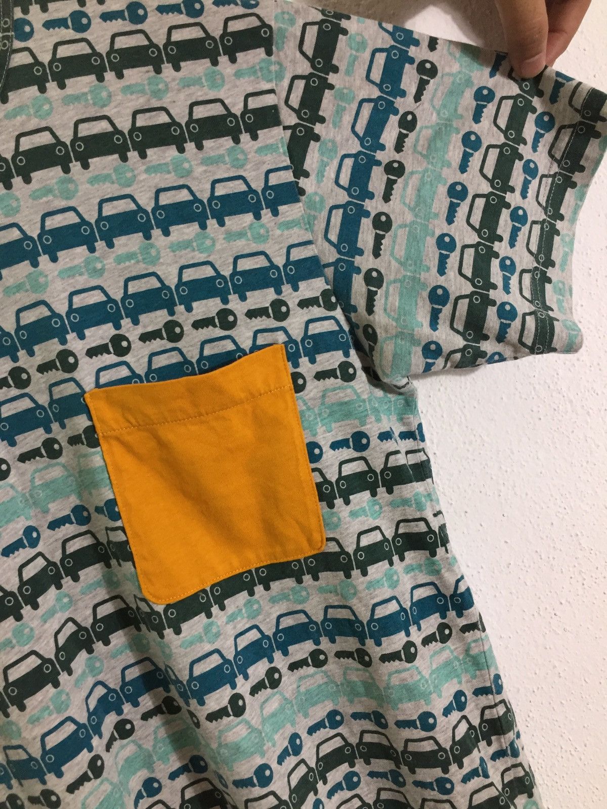 Comme des Garcons AW11 Comme Des Garcons “ Car Keys “ Stripes Pocket Tee Shirt Size US M / EU 48-50 / 2 - 6 Thumbnail