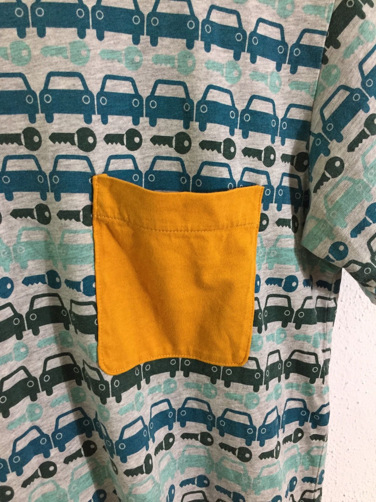 Comme des Garcons AW11 Comme Des Garcons “ Car Keys “ Stripes Pocket Tee Shirt Size US M / EU 48-50 / 2 - 4 Thumbnail
