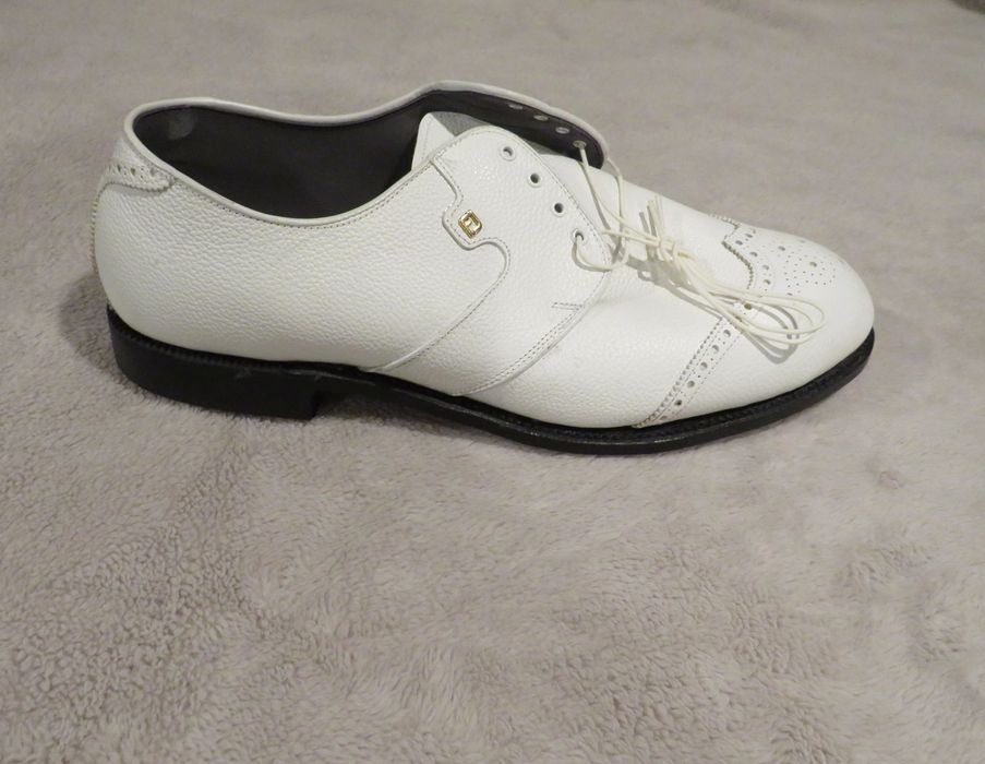 Footjoy Classics White Golf Shoes Metal Spikes 57554 NWOB 14 EE Grailed