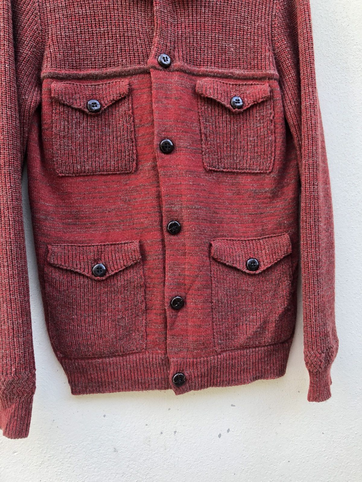 Ego Tripping Ego Tripping Japan 4 Pocket knitwear Button Sweater Size US S / EU 44-46 / 1 - 8 Thumbnail