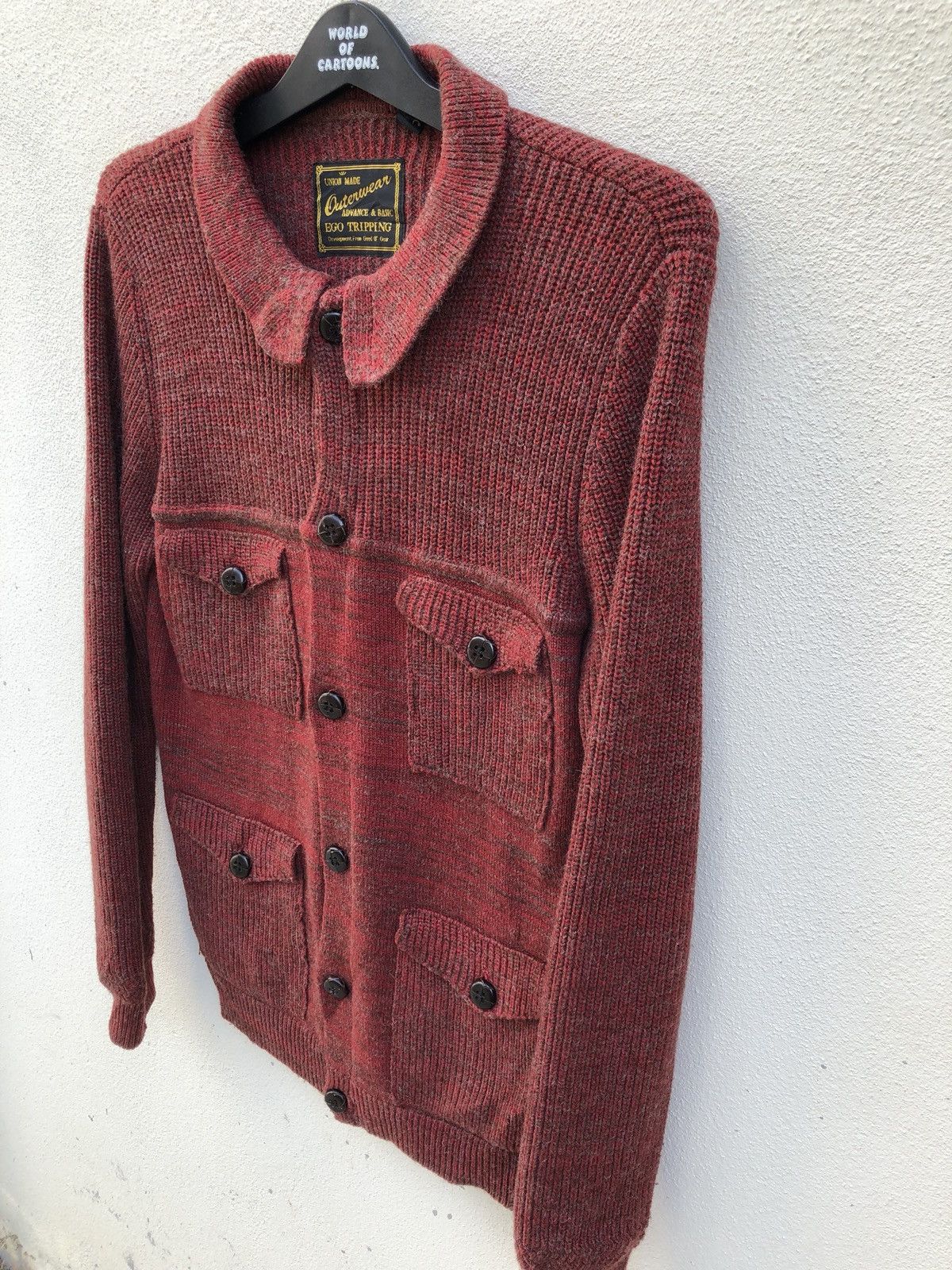 Ego Tripping Ego Tripping Japan 4 Pocket knitwear Button Sweater Size US S / EU 44-46 / 1 - 11 Thumbnail