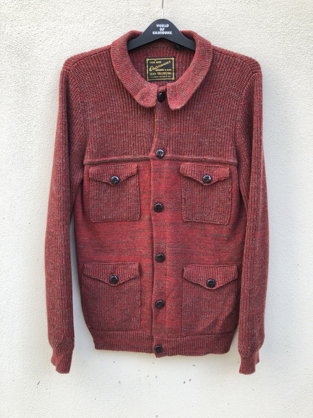 Ego Tripping Ego Tripping Japan 4 Pocket knitwear Button Sweater Size US S / EU 44-46 / 1 - 6 Thumbnail