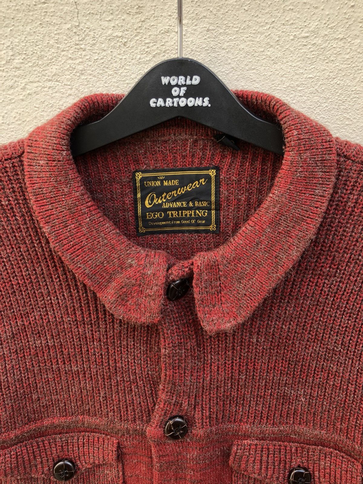 Ego Tripping Ego Tripping Japan 4 Pocket knitwear Button Sweater Size US S / EU 44-46 / 1 - 12 Thumbnail