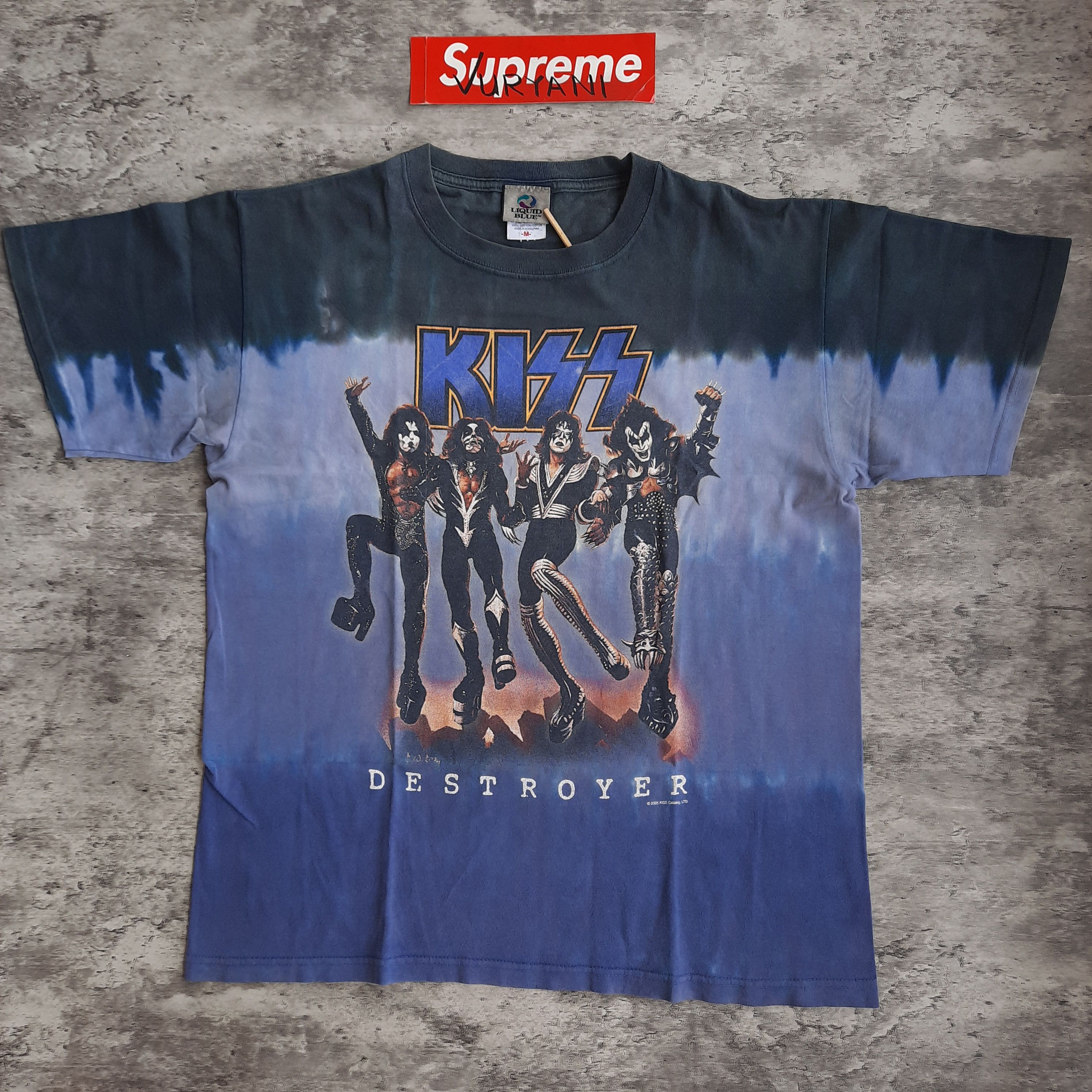 Band Tees × KISS × Liquid Blue ❌LAST DROP❌ OG Kiss Destroyer Tie Dye 2005 by Liquid Blue Size US M / EU 48-50 / 2 - 1 Thumbnail