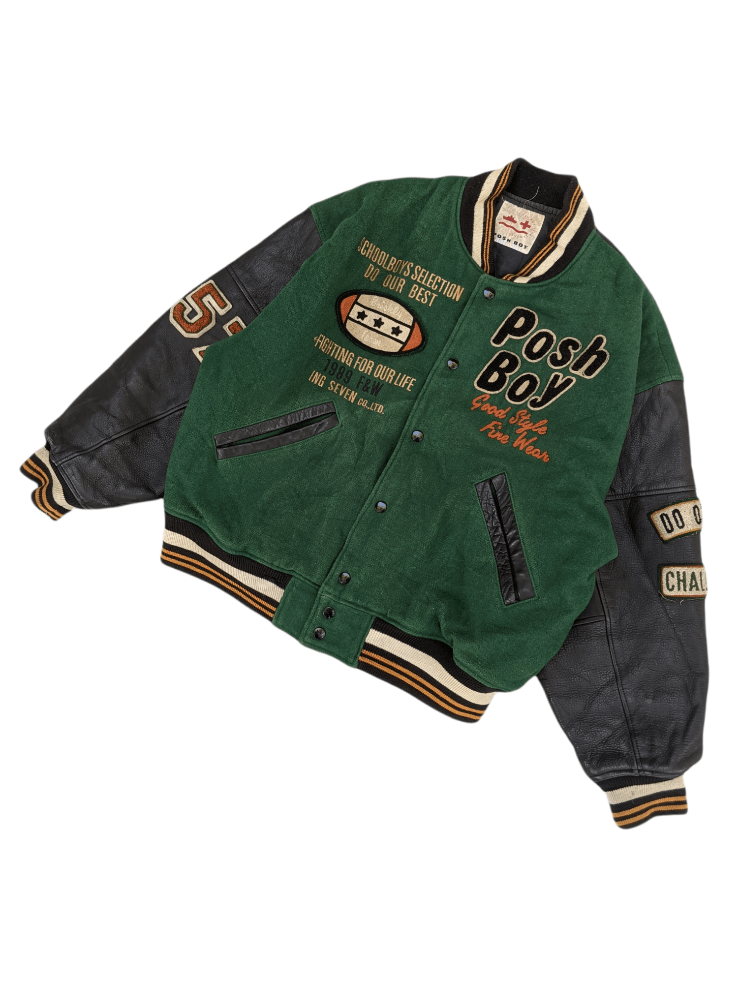 Other Posh Boy Varsity Jacket Size US L / EU 52-54 / 3 - 3 Thumbnail