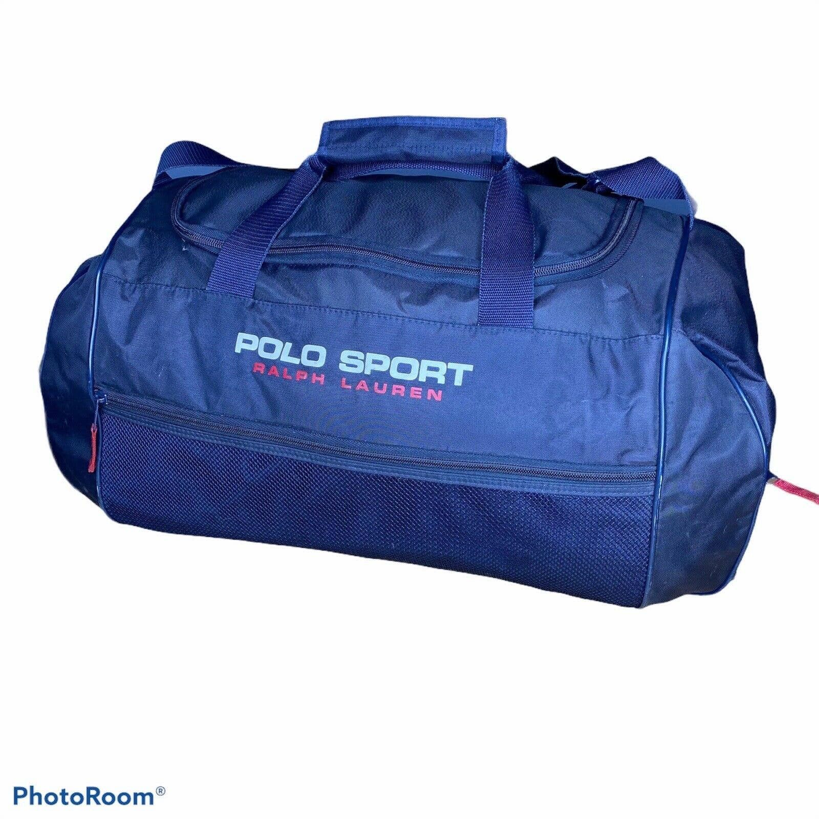 Polo Ralph Lauren Vintage Polo Sport Duffle Bag 90's Ralph Lauren Blue