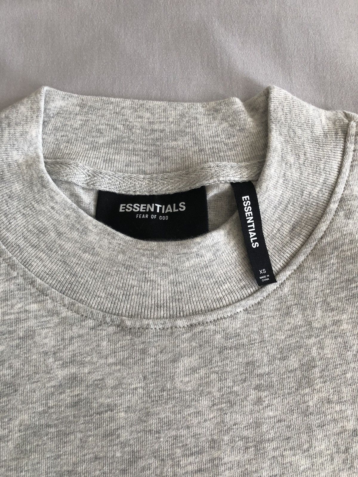 Fear of God Fear of God Essentials reflective long sleeve tee Size US XS / EU 42 / 0 - 6 Thumbnail