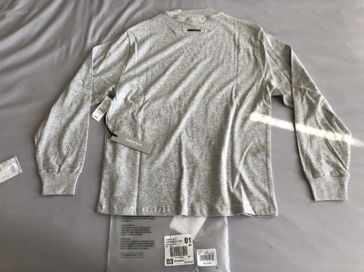 Fear of God Fear of God Essentials reflective long sleeve tee Size US XS / EU 42 / 0 - 2 Thumbnail