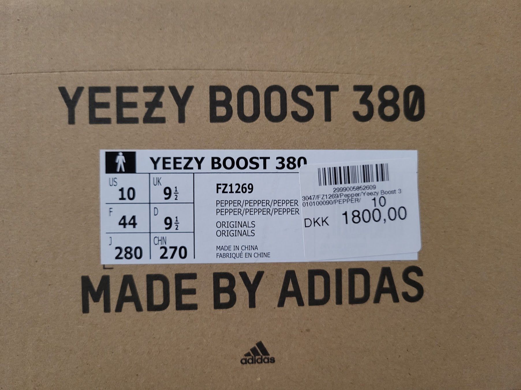 Adidas × Kanye West adidas Yeezy Boost 380 Pepper Size US 10 / EU 43 - 4 Thumbnail