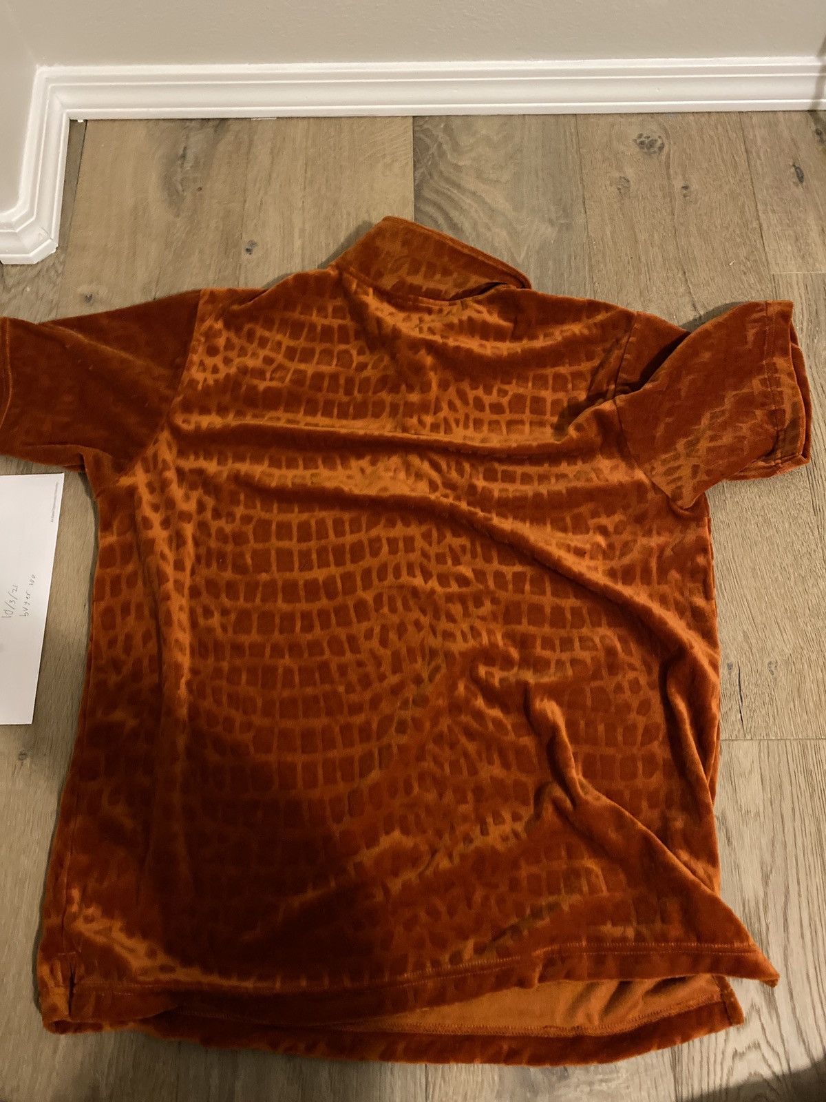 Supreme Croc Velour Zip Polo Size US XL / EU 56 / 4 - 5 Thumbnail