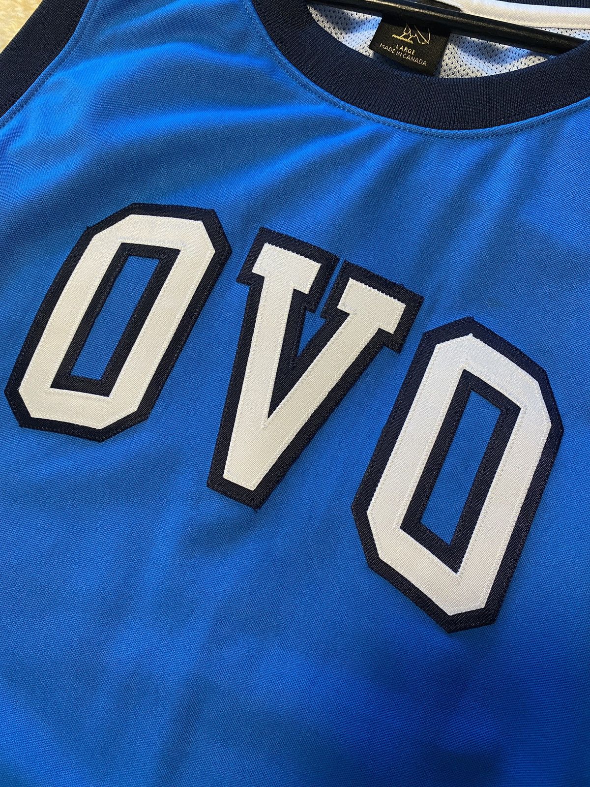 Octobers Very Own FINAL DROP BEFORE REMOVAL‼️ OVO Basketball Jersey - Blue Size US L / EU 52-54 / 3 - 2 Preview