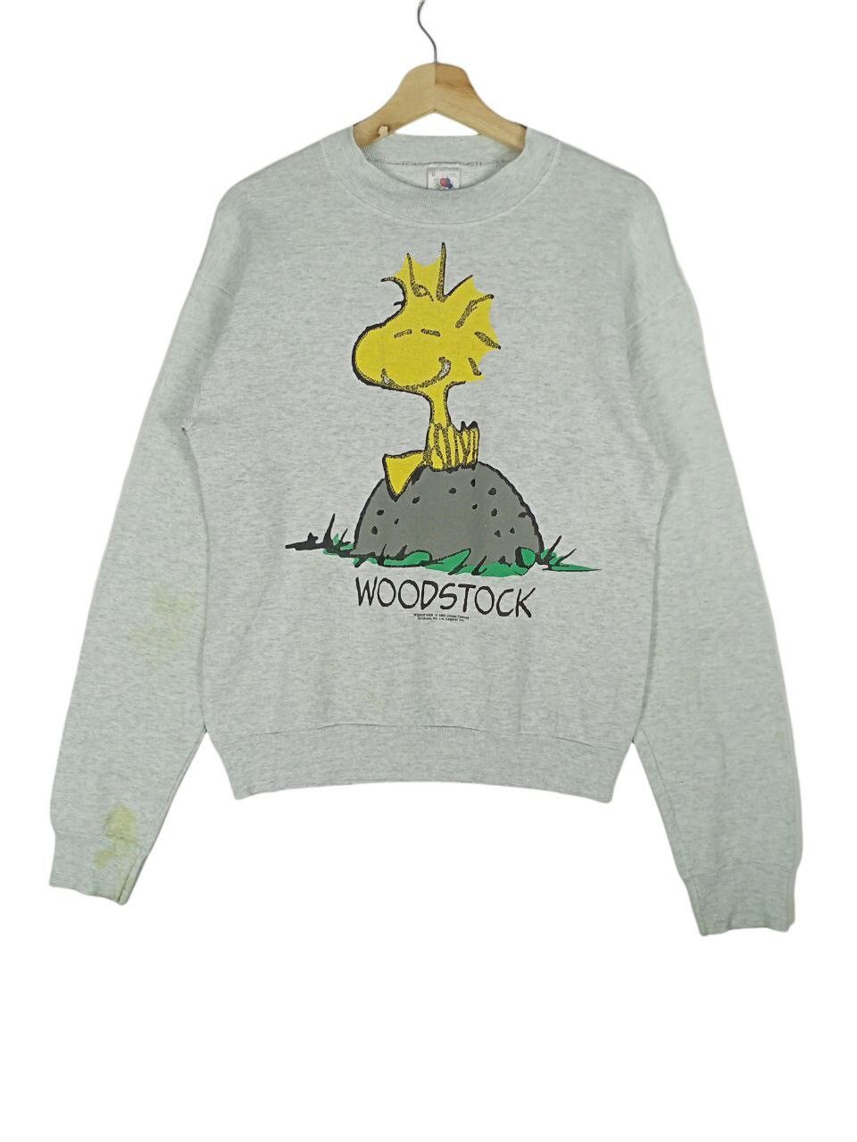 Vintage Vintage Woodstock Snoopy Distressed Sweatshirt | Grailed