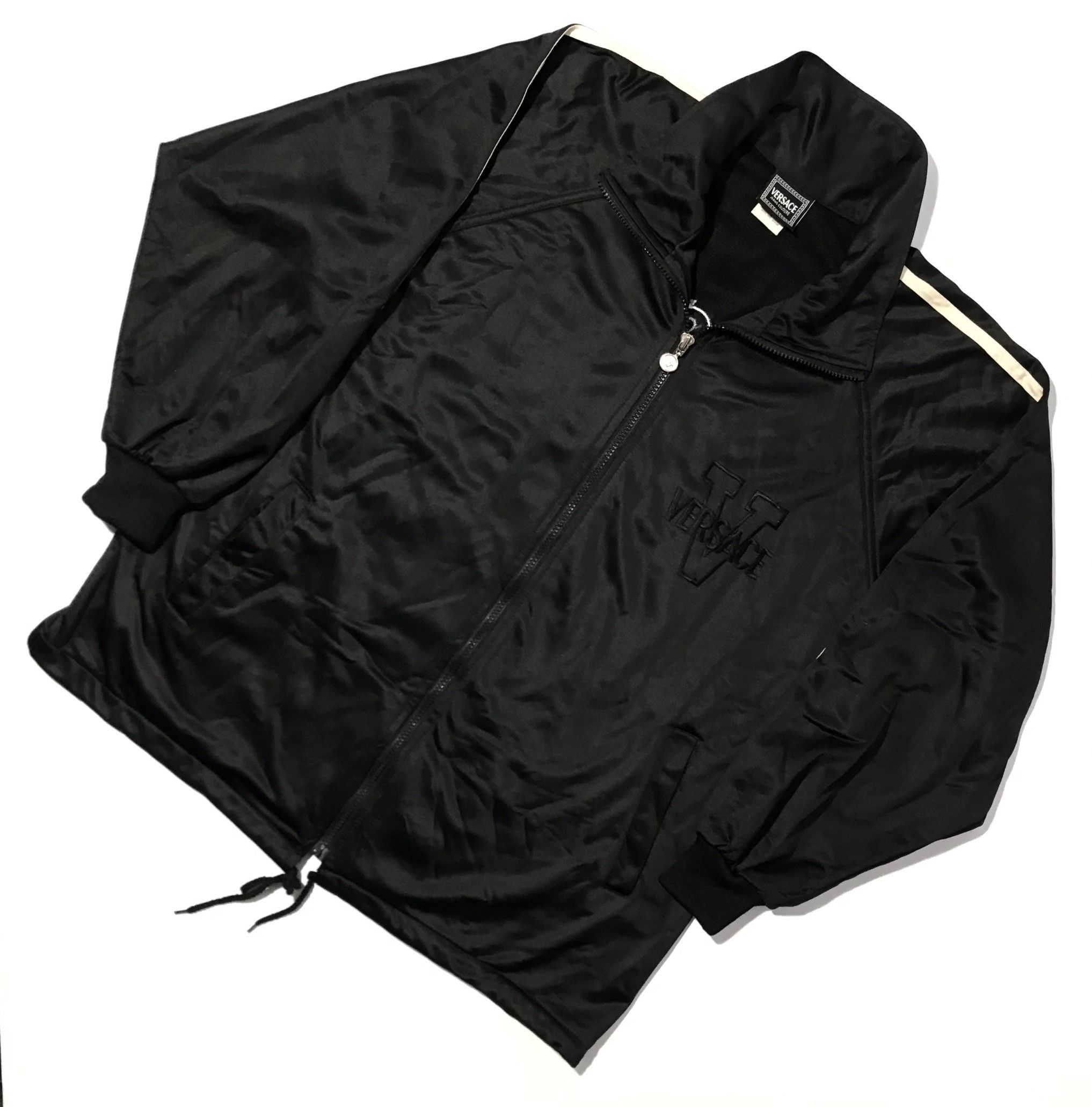 Versace Jeans Couture × Vintage Vintage Jeans Couture Track Jacket Size US L / EU 52-54 / 3 - 2 Thumbnail