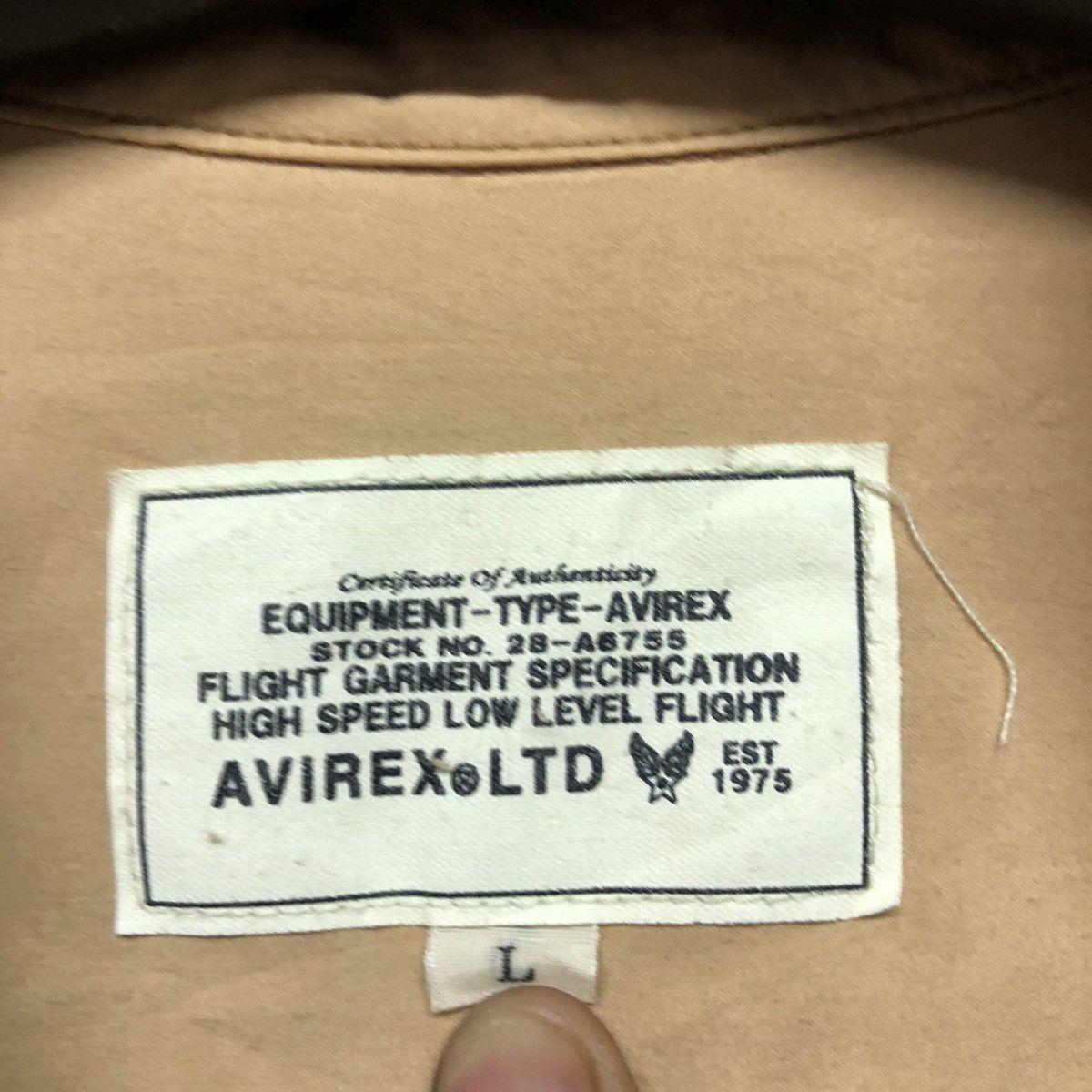 Avirex AVIREX ZIPPER LIGHT JACKET Size US M / EU 48-50 / 2 - 6 Thumbnail