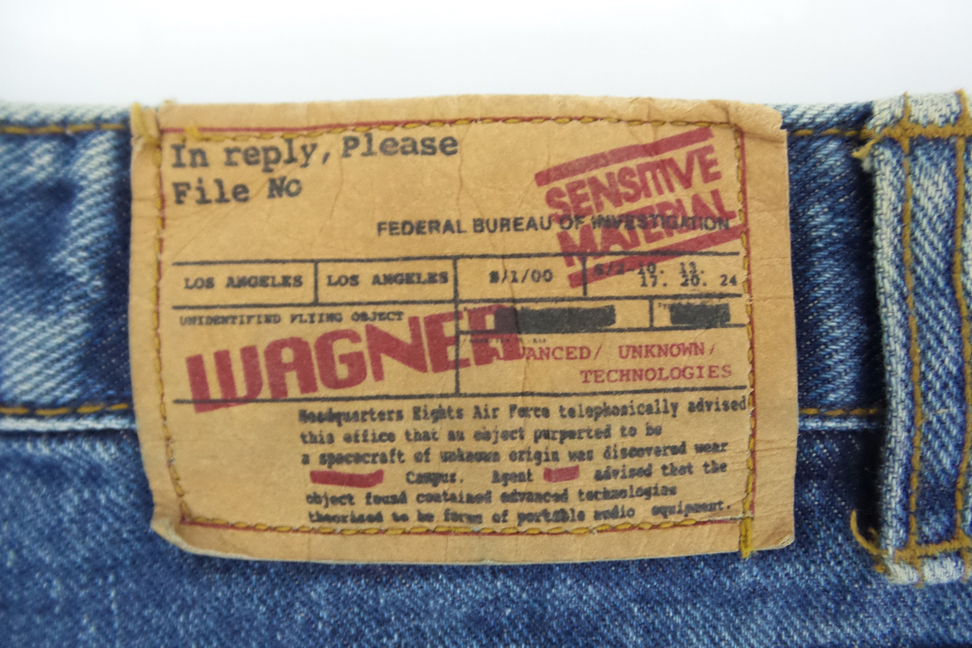 Other Wagner Ripped Blue Jeans W32xL43.5 Size US 32 / EU 48 - 6 Thumbnail