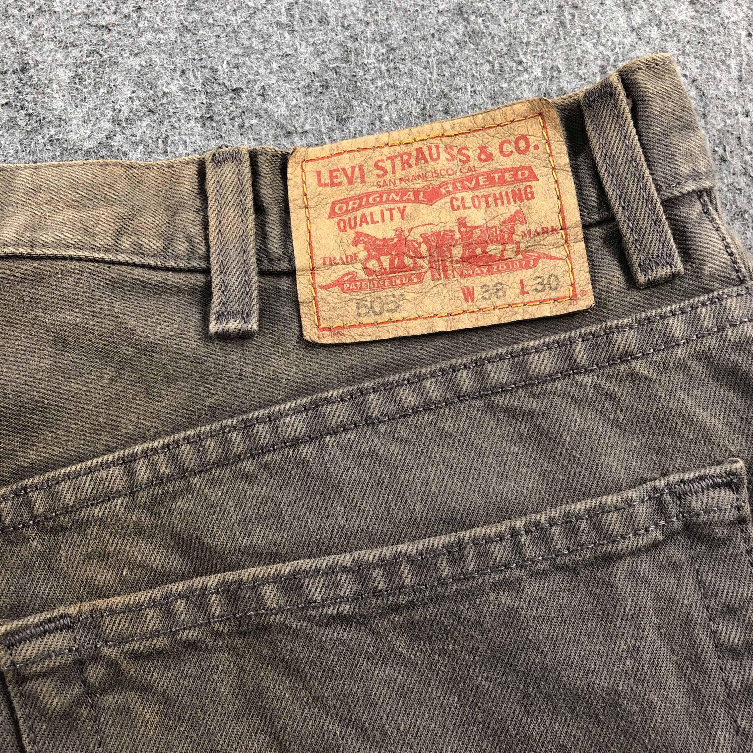 Levi's Vintage Levis 505 Earth Tone Jeans-JM1084 Size US 38 / EU 54 - 6 Thumbnail
