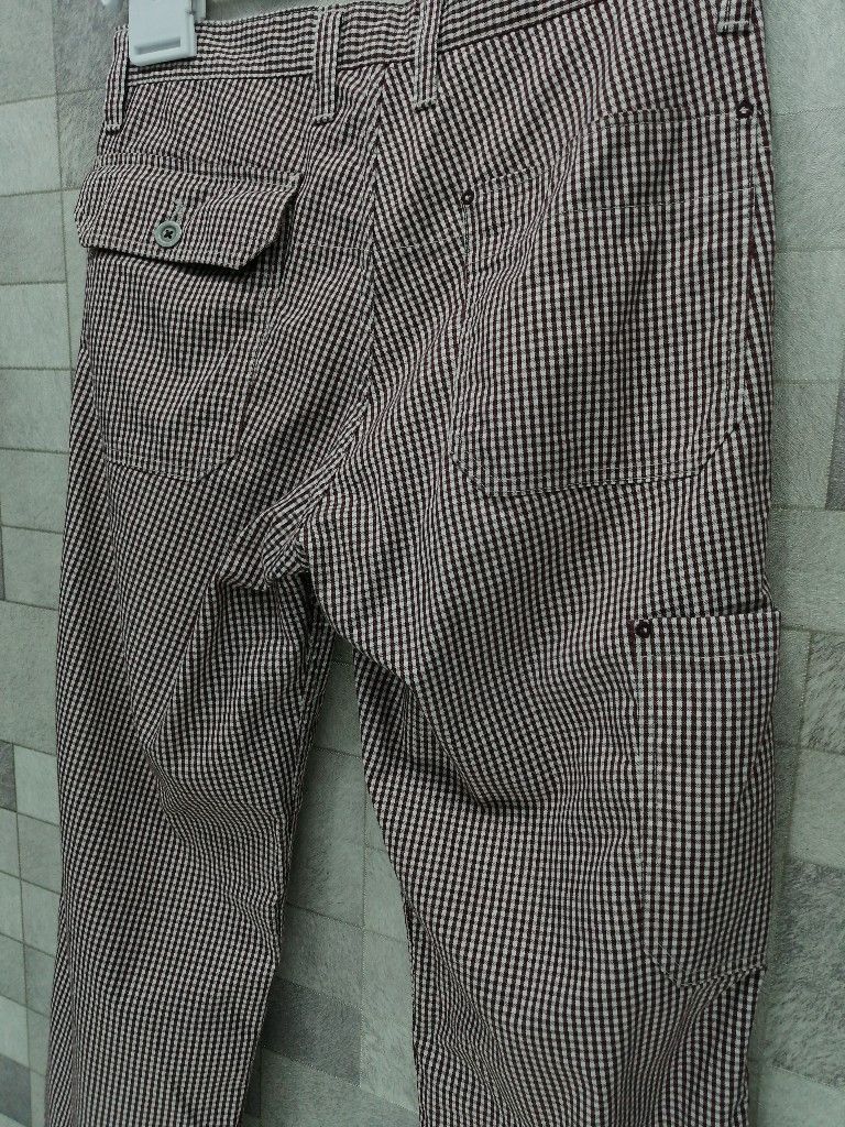 Japanese Brand BLUEWAY Checkered Plaid Painter Pants Made in Japan Size US 32 / EU 48 - 2 Thumbnail