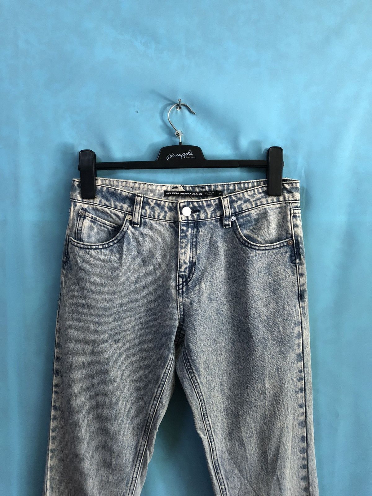 Volcom stone washed zip leg crop #A1 Size US 30 / EU 46 - 2 Thumbnail