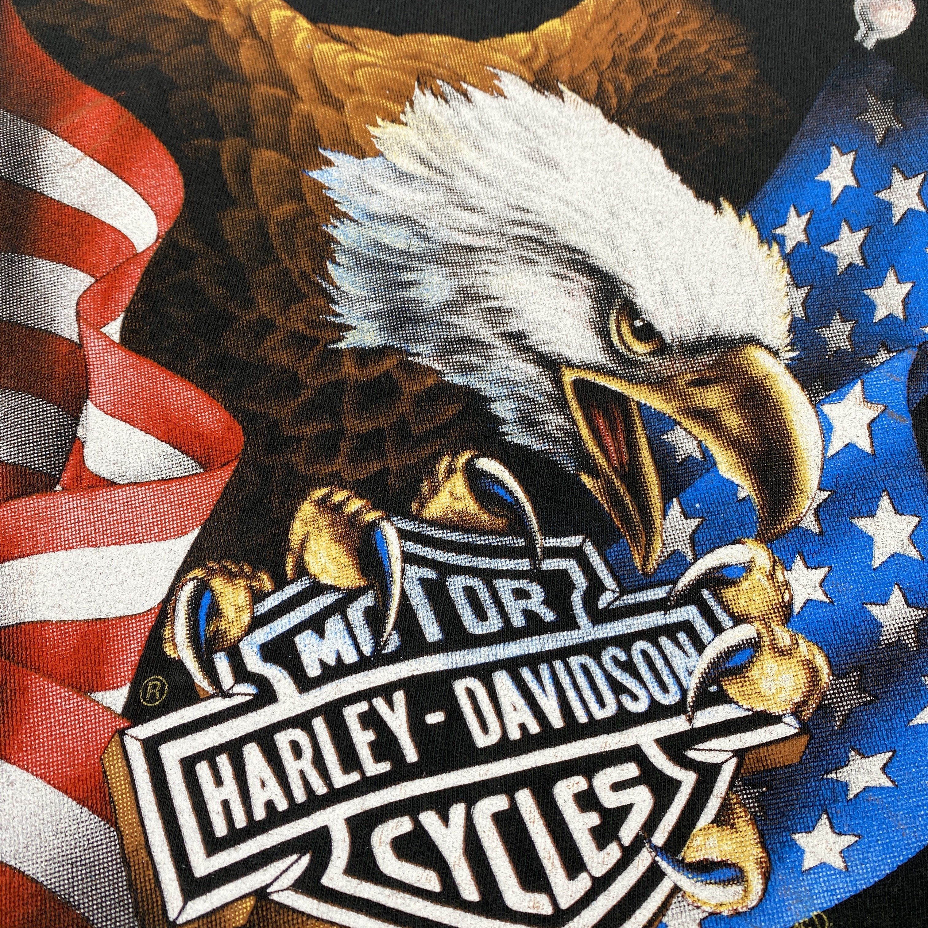 Harley Davidson Vintage 1987 Harley Davidson ‘3D Emblem Eagle’ T Shirt Size US L / EU 52-54 / 3 - 5 Thumbnail