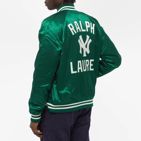 Polo Ralph Lauren Polo Ralph Lauren Yankees Satin Varsity Bomber Jacket