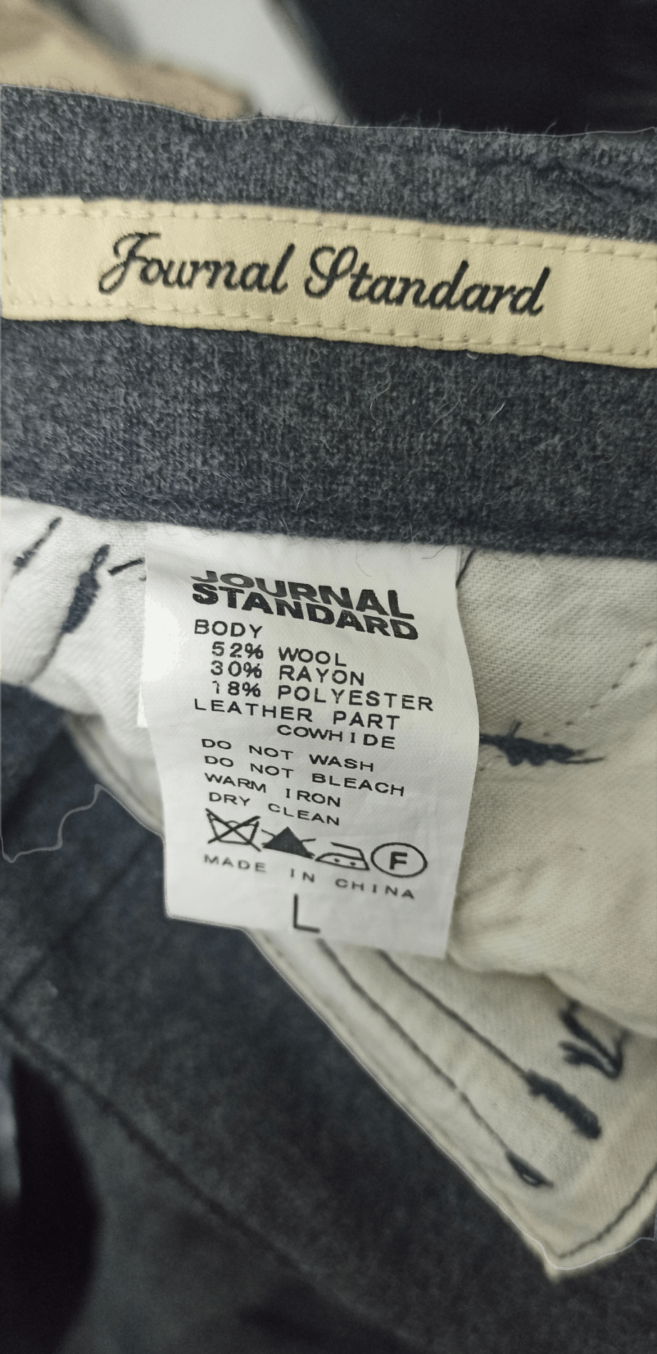 Japanese Brand × Journal Standard Japanese Brand Journal Standard Wool Pants Size US 34 / EU 50 - 10 Thumbnail
