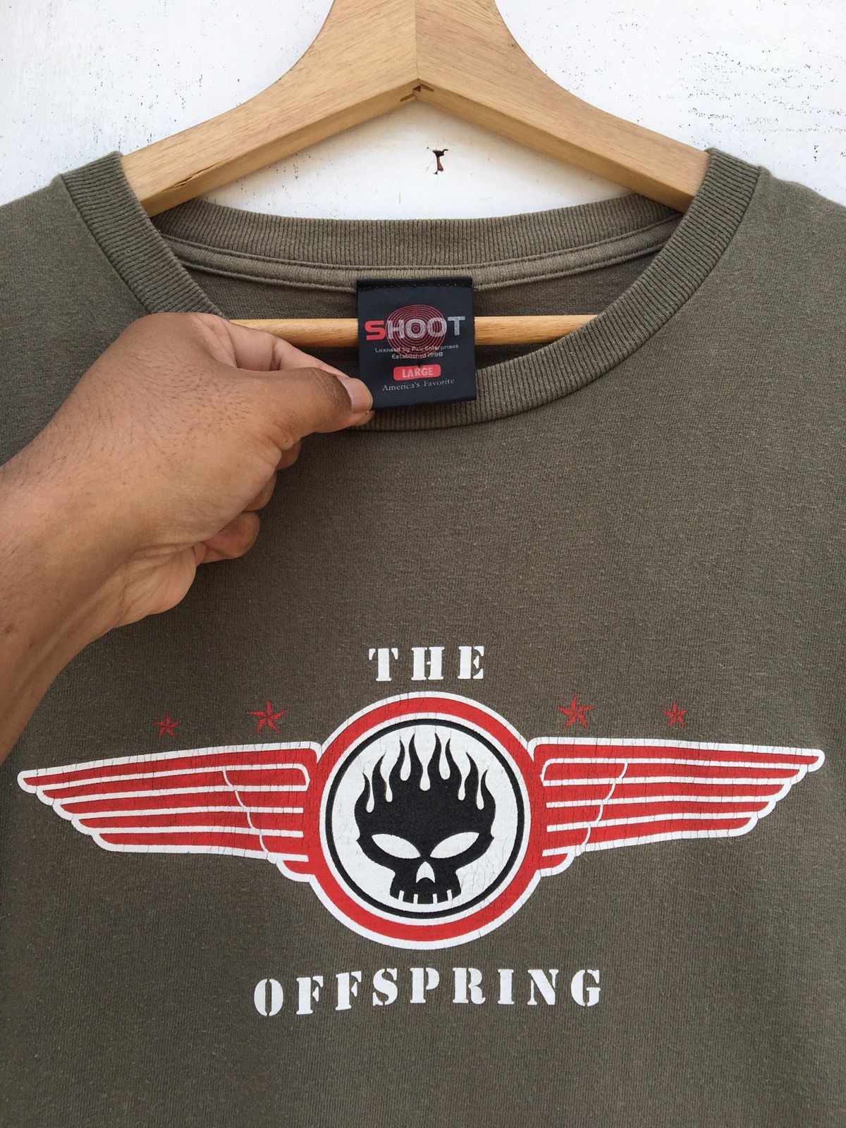 Band Tees Vintage The Offspring American Rock Band Logo Tee Size US L / EU 52-54 / 3 - 6 Thumbnail