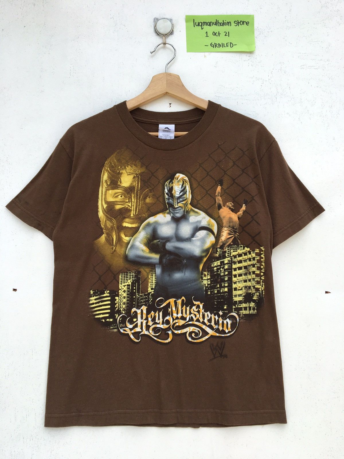 WWE Vintage 90s Rey Mysterio WWE Youth T-Shirt Size US S / EU 44-46 / 1 - 1 Thumbnail