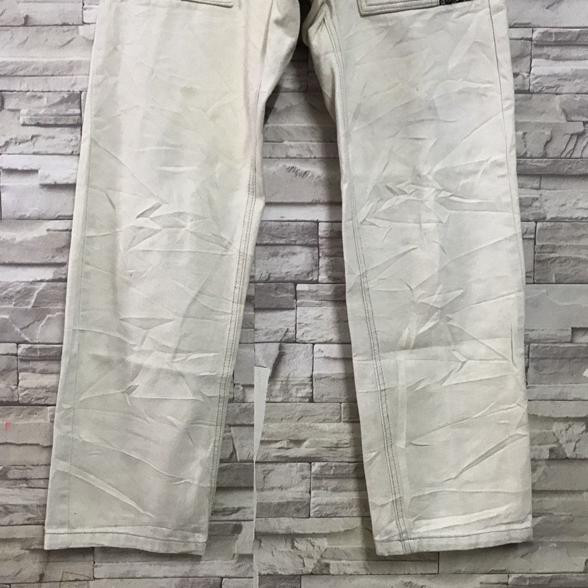 Karakuri Tamashii Japanese Brand INFINITY Denim Bush Pants Patchwork Yakuza Size US 32 / EU 48 - 5 Thumbnail