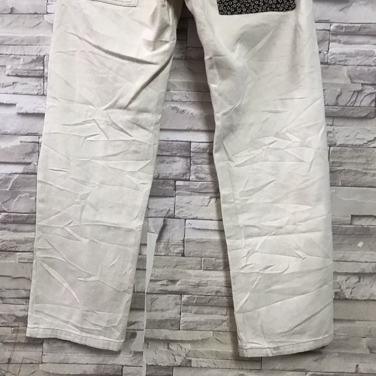 Karakuri Tamashii Japanese Brand INFINITY Denim Bush Pants Patchwork Yakuza Size US 32 / EU 48 - 12 Thumbnail