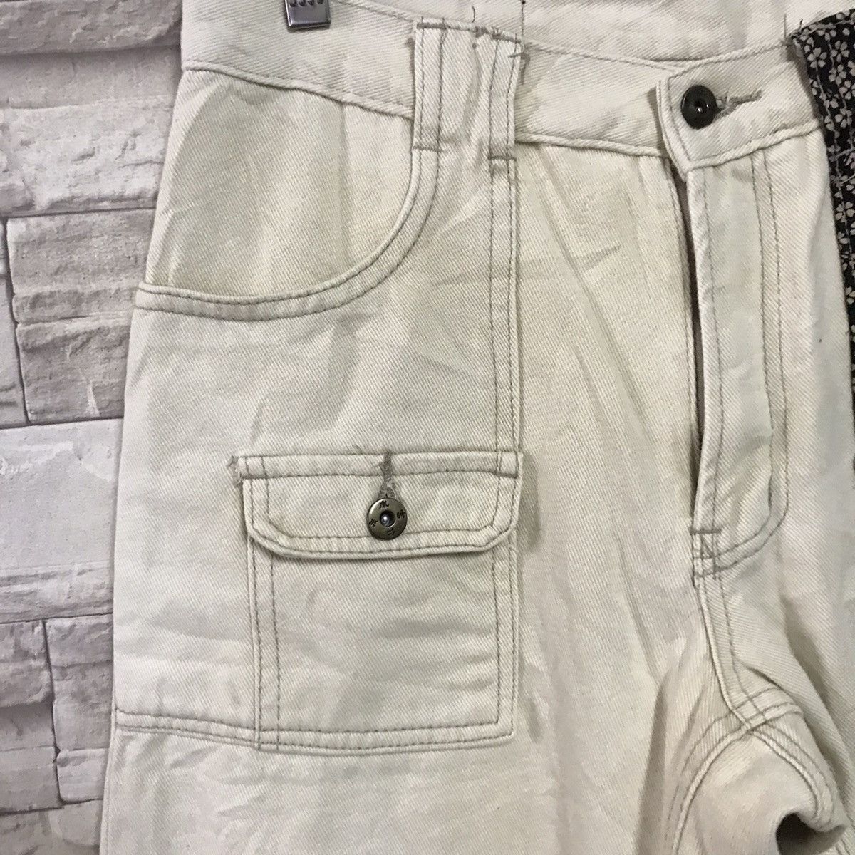Karakuri Tamashii Japanese Brand INFINITY Denim Bush Pants Patchwork Yakuza Size US 32 / EU 48 - 7 Thumbnail