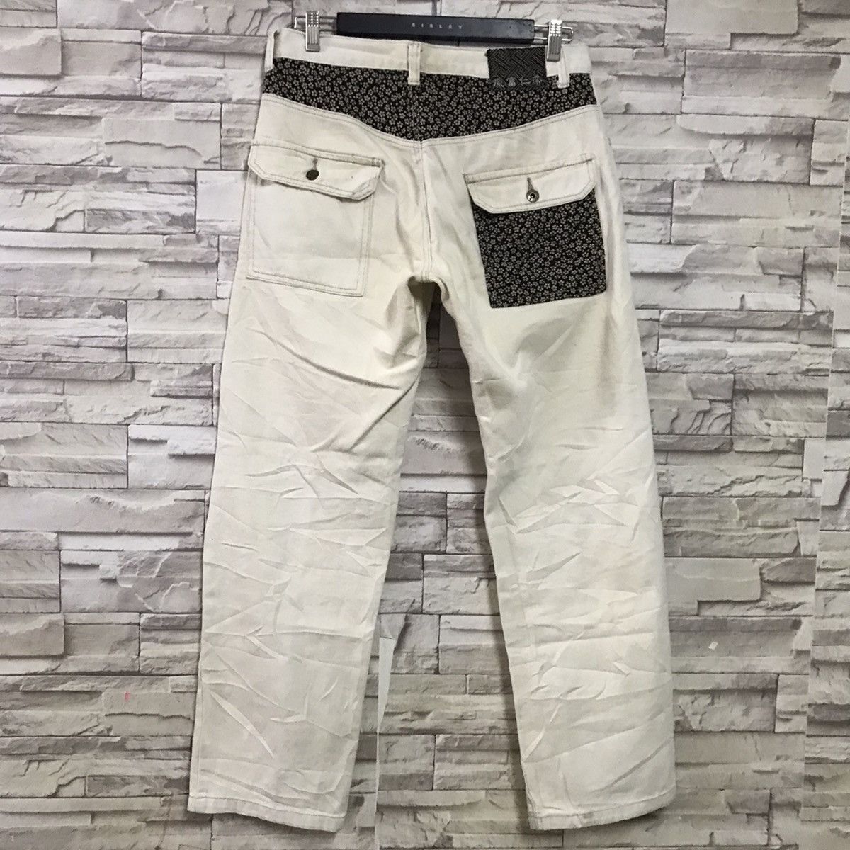 Karakuri Tamashii Japanese Brand INFINITY Denim Bush Pants Patchwork Yakuza Size US 32 / EU 48 - 8 Thumbnail