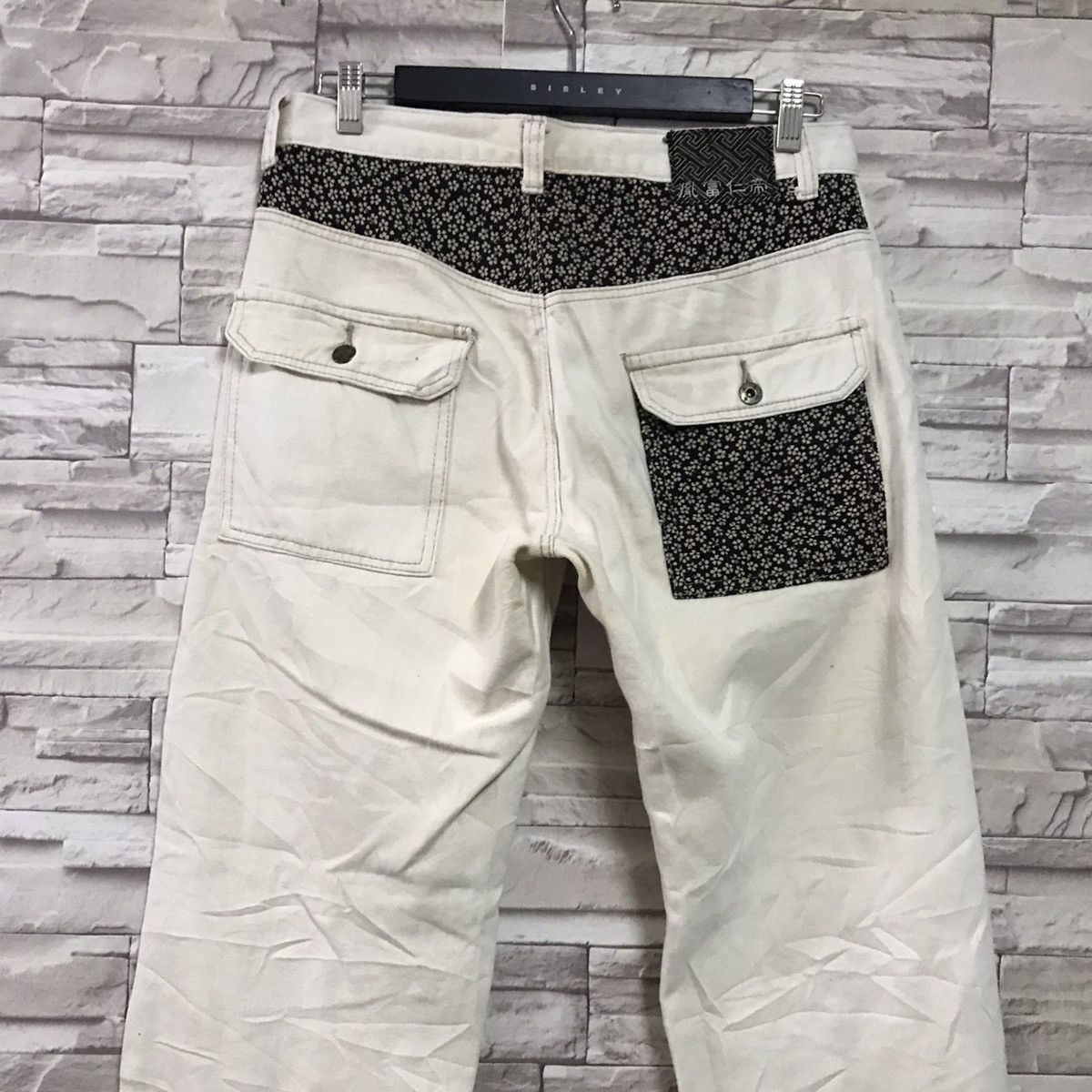Karakuri Tamashii Japanese Brand INFINITY Denim Bush Pants Patchwork Yakuza Size US 32 / EU 48 - 9 Thumbnail