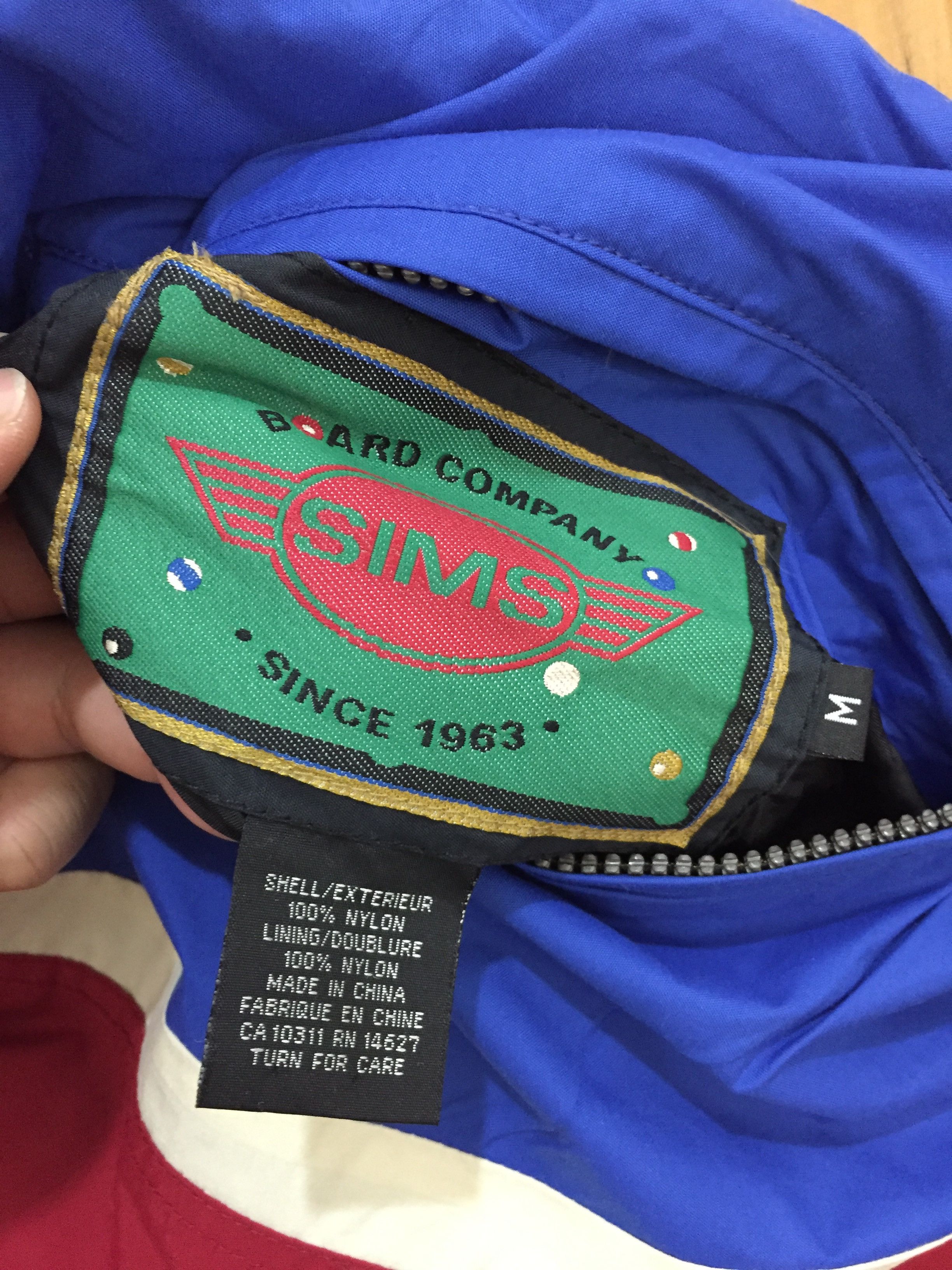 Shorty's Skateboards 90's SIMS Skateboard reversible muiticolor contra stitch Size US L / EU 52-54 / 3 - 17 Thumbnail