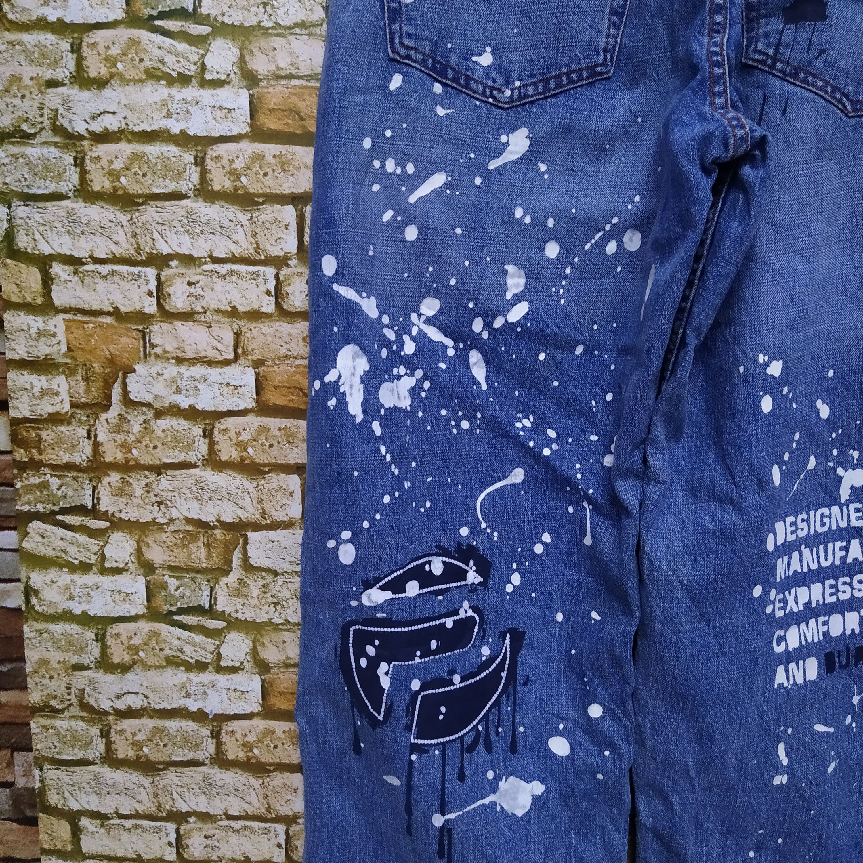 Pepe Jeans PEPE DENIM SPLASH PAINTED (D121) Size US 34 / EU 50 - 9 Thumbnail
