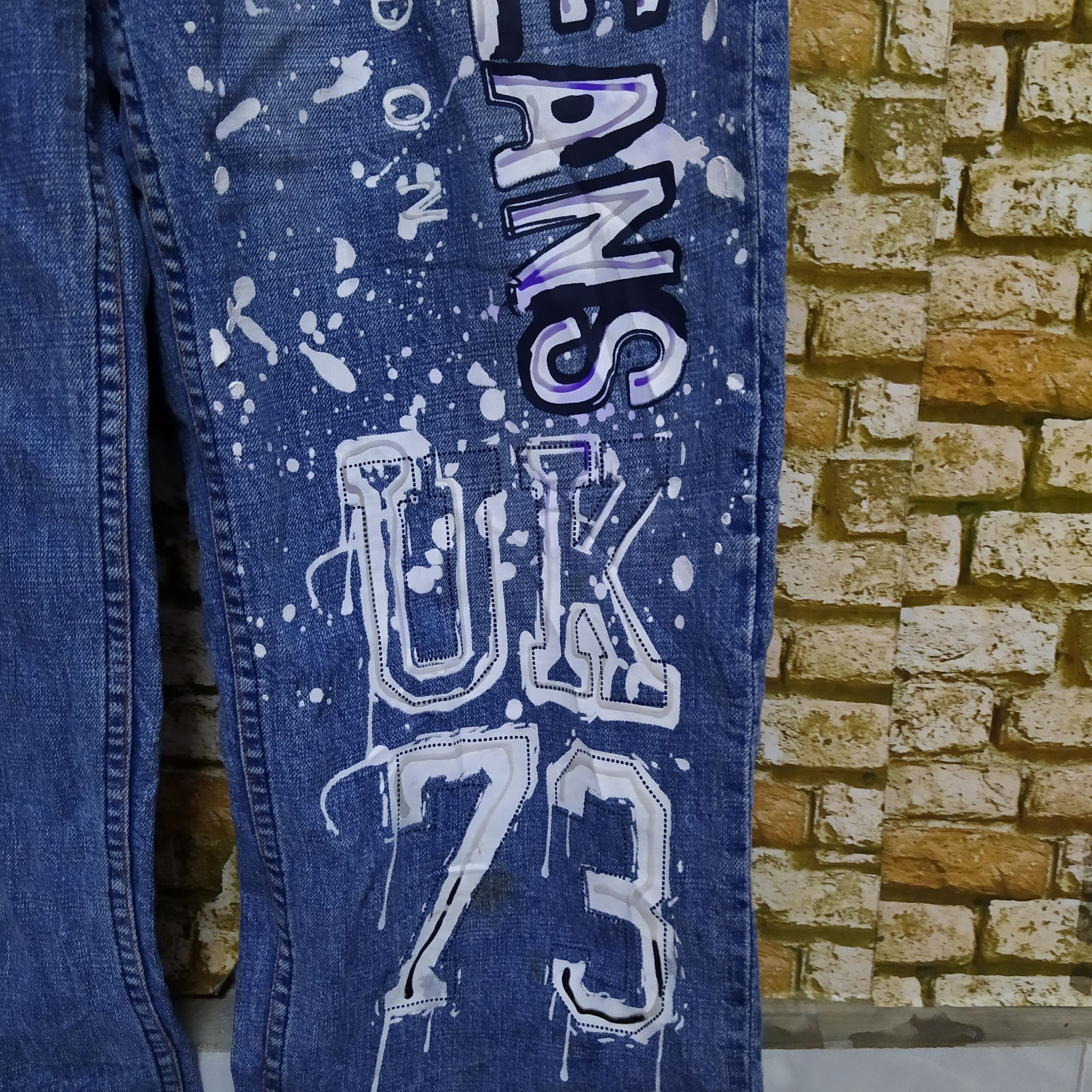 Pepe Jeans PEPE DENIM SPLASH PAINTED (D121) Size US 34 / EU 50 - 2 Thumbnail