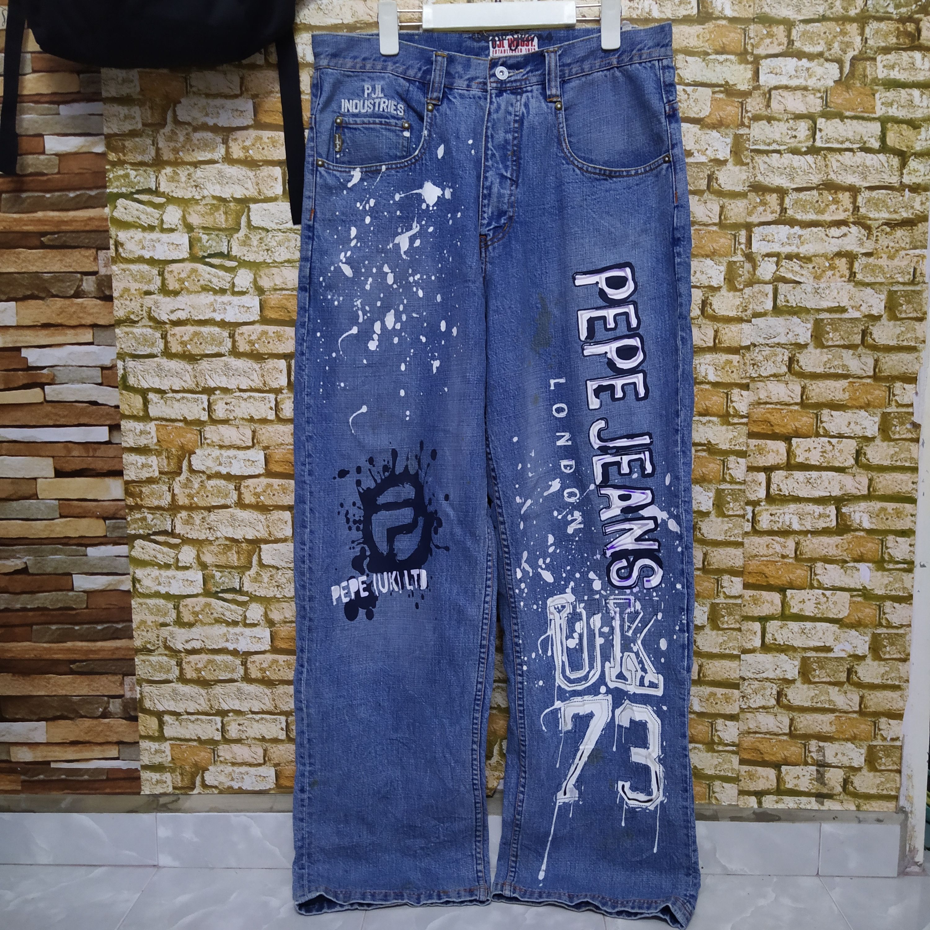 Pepe Jeans PEPE DENIM SPLASH PAINTED (D121) Size US 34 / EU 50 - 1 Thumbnail