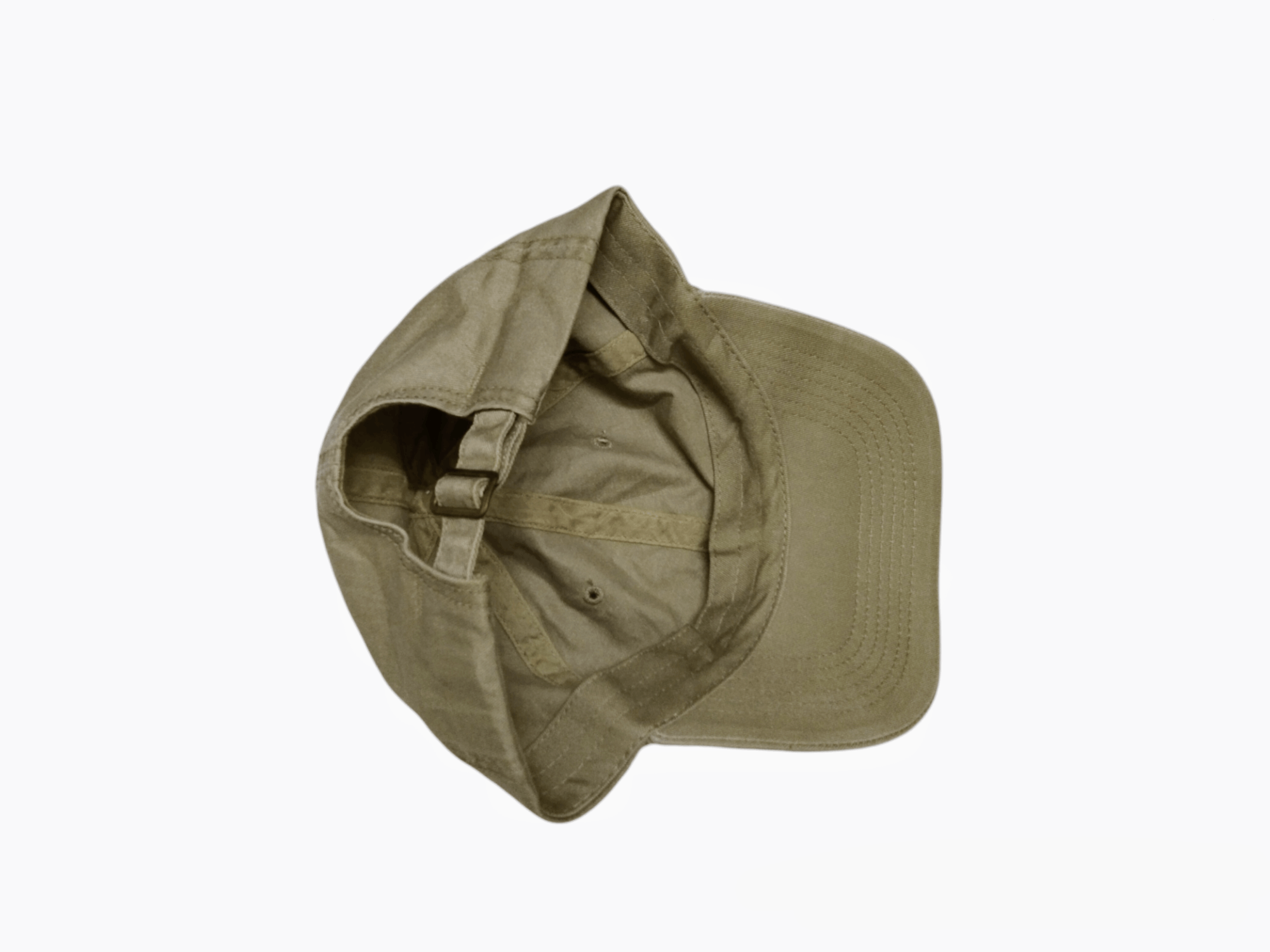 Japanese Brand × Jun Takahashi × Uniqlo VINTAGE UNIQLO KHAKI STRAPBACK HAT Size ONE SIZE - 10 Thumbnail