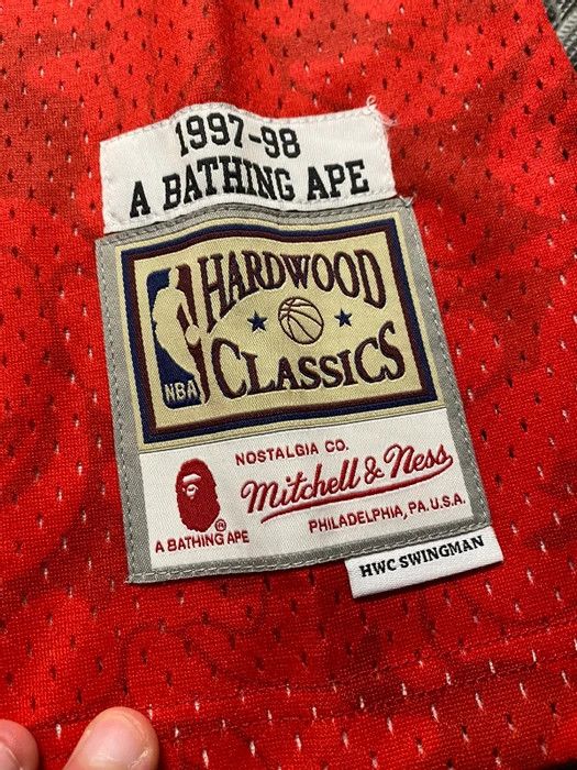 Bape × Mitchell & Ness Bape Mitchell & Ness NBA Chicago Bulls Jersey S Size US S / EU 44-46 / 1 - 2 Thumbnail