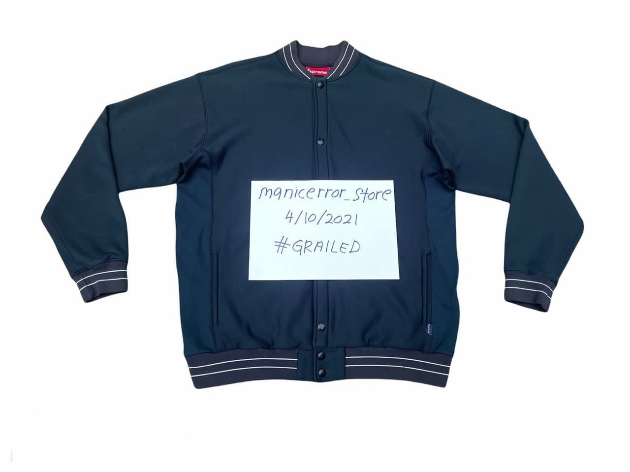 Designer × Supreme Supreme Varsity Jacket Size US L / EU 52-54 / 3 - 14 Thumbnail