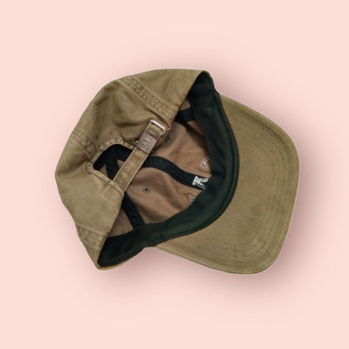 Gap × Vintage RARE VINTAGE OLD KHAKI GAP STRAPBACK CAP Size ONE SIZE - 12 Thumbnail
