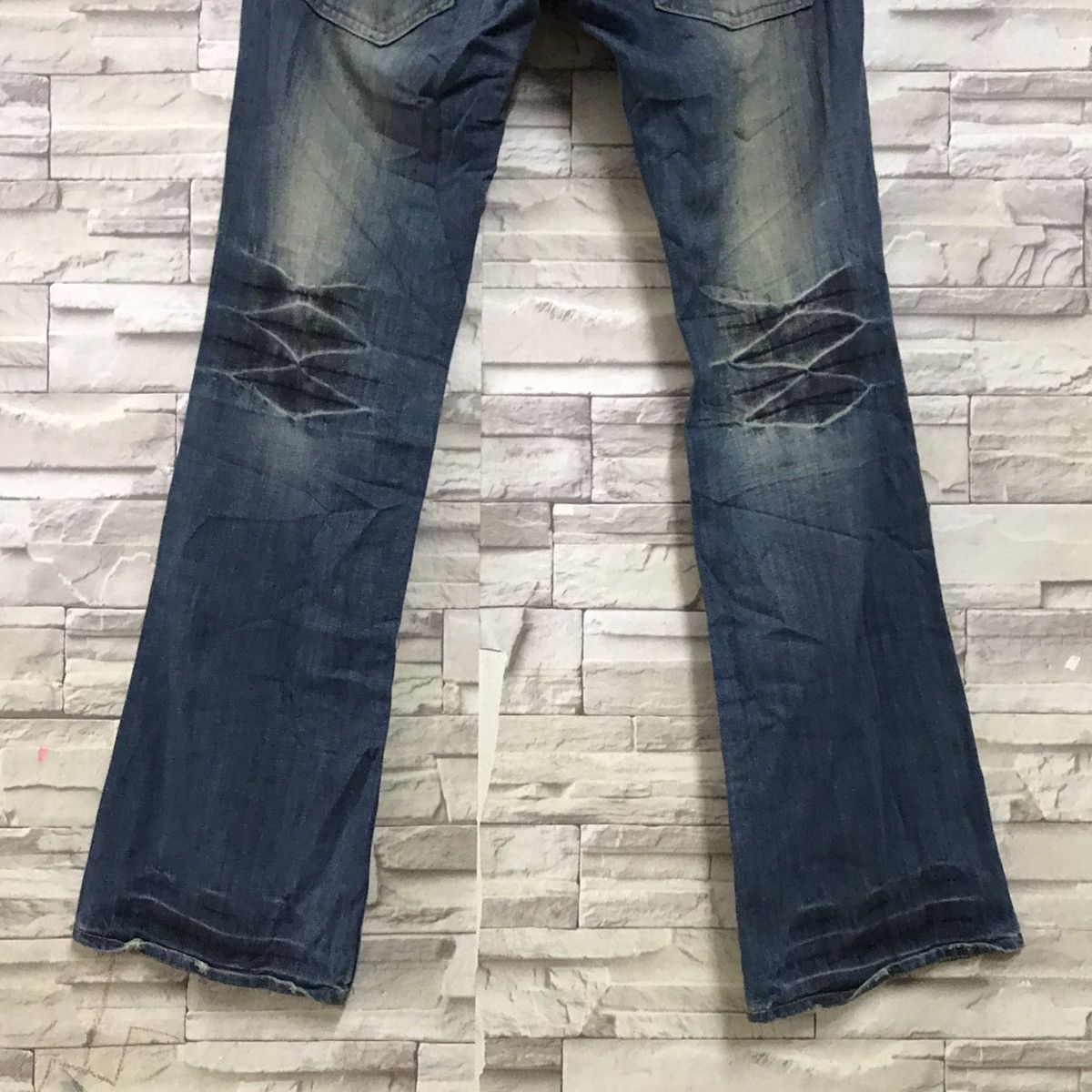 Japanese Brand Japanese Brand ROOT THREE Denim Flares Leather Pocket Size US 32 / EU 48 - 12 Thumbnail