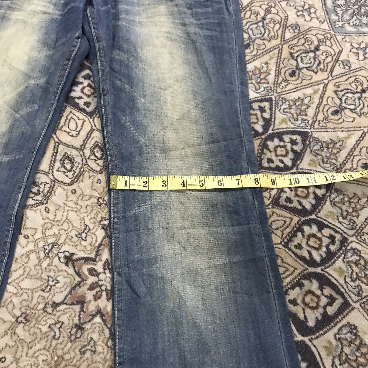 Japanese Brand Japanese Brand ROOT THREE Denim Flares Leather Pocket Size US 32 / EU 48 - 20 Thumbnail