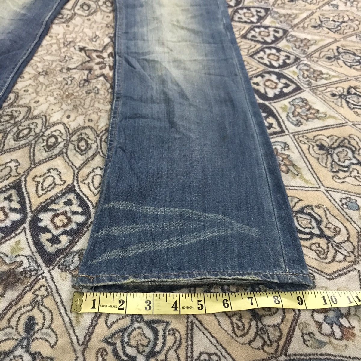 Japanese Brand Japanese Brand ROOT THREE Denim Flares Leather Pocket Size US 32 / EU 48 - 21 Thumbnail